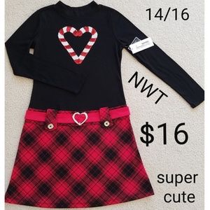 Girls 14/16 Christmas dress Super Cute!